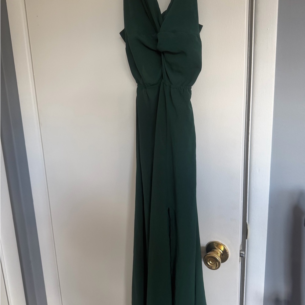 Elegant Green Maxi Dress